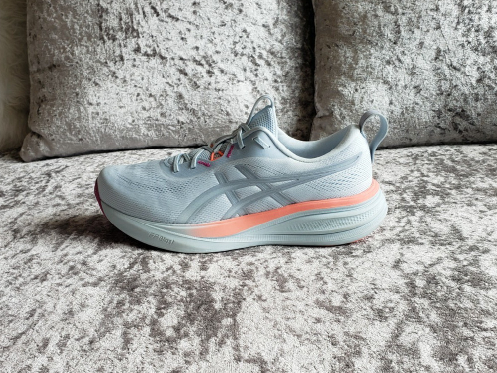 ASICS Gel Pulse 17 Womens Running Shoes Light Blue Coral Size 11